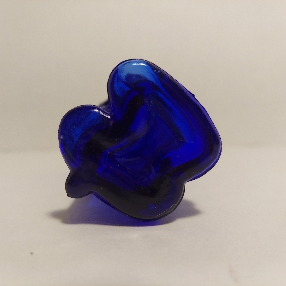 PLANTERS MR. PEANUT Cobalt Blue Glass Salt / Pepper Shaker Advertising Colorful - Picture 7 of 12